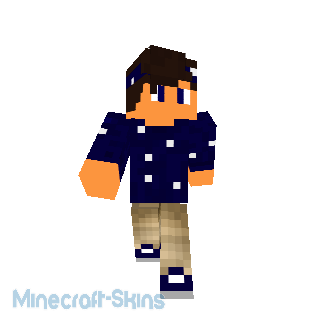 Skin bg bleu et blanc