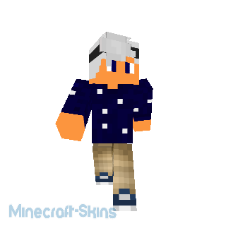 Skin style bleu