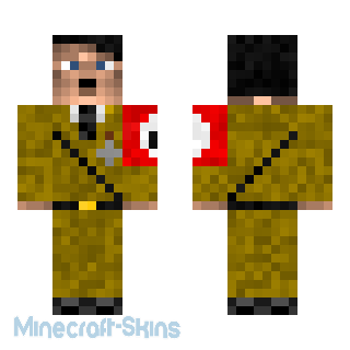 minecraft players with hitler skin